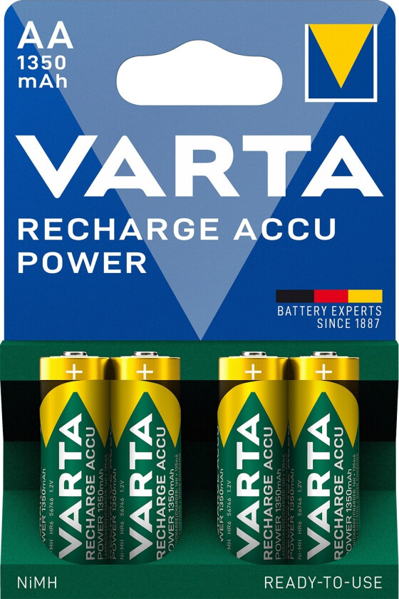 Ready2Use HR06 1350 mAh Oppladbart batteri AA Nikkelmetallhydrid (NiMH)