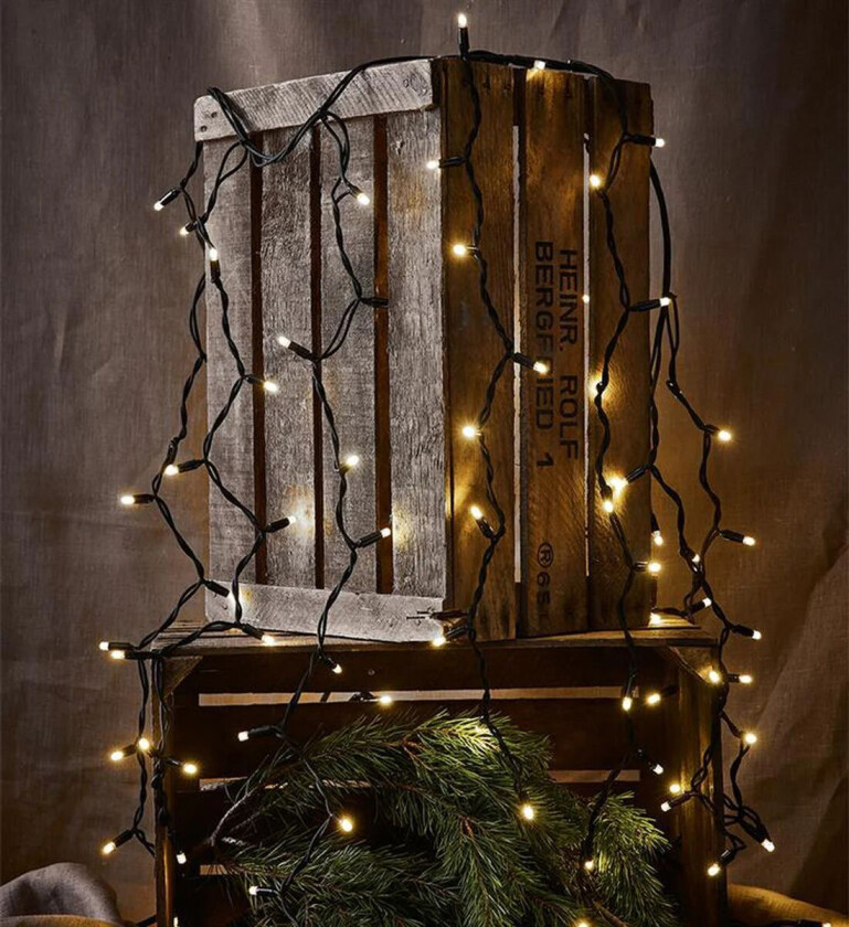 Chrissline Gardin 100 lys 1,5 meter extra - Varmhvit