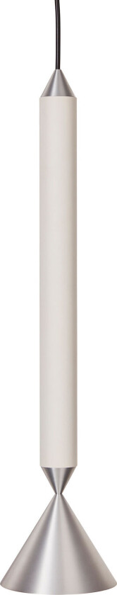 Apollo 39 pendel Winter White / Polished Aluminium