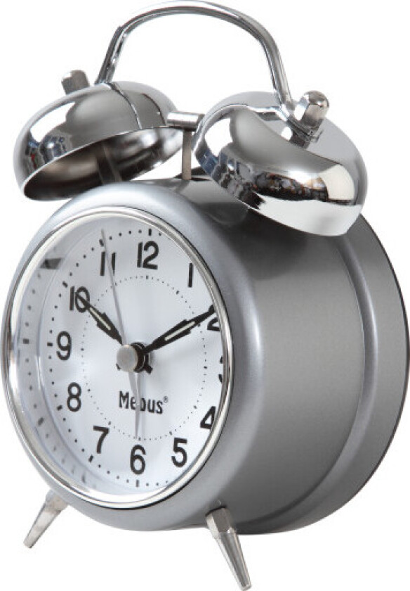 Vekkerklokke Retro Ø90, stål
