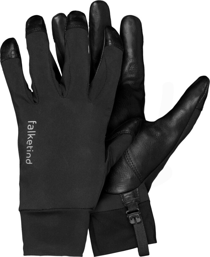 Falketind Windstopper Short Gloves XS, Caviar