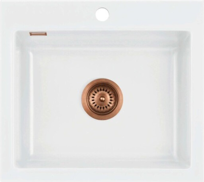 Mera 57 kjøkkenvask, 57,5x51 cm, hvit