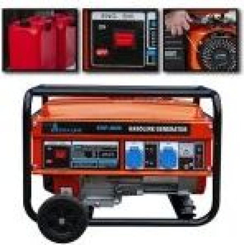 Extralink EGP-3000 Strømgenerator bensin, 3kW 1F