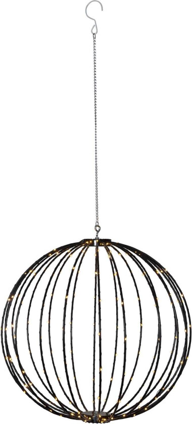 hengende dekor LED ø 50 cm Svart