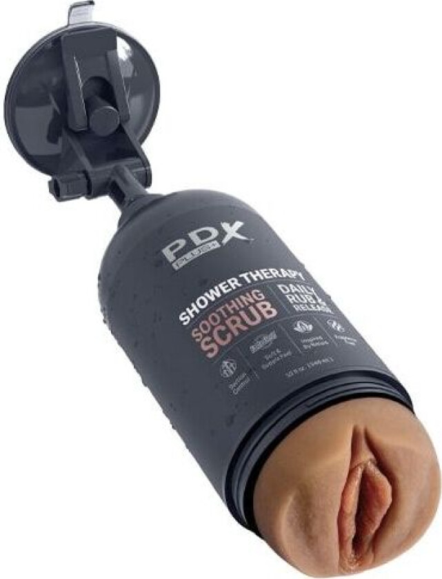 Shower Therapy Soothing Scrub Brown Stroker
