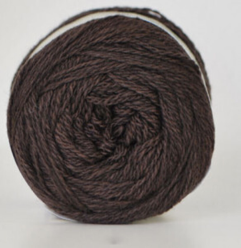 Â Hjertegarn Organic 350 Garn Farge 4001 Mørkebrun
