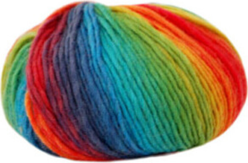 Incawool Garn Print Farge 1102 Regnbue