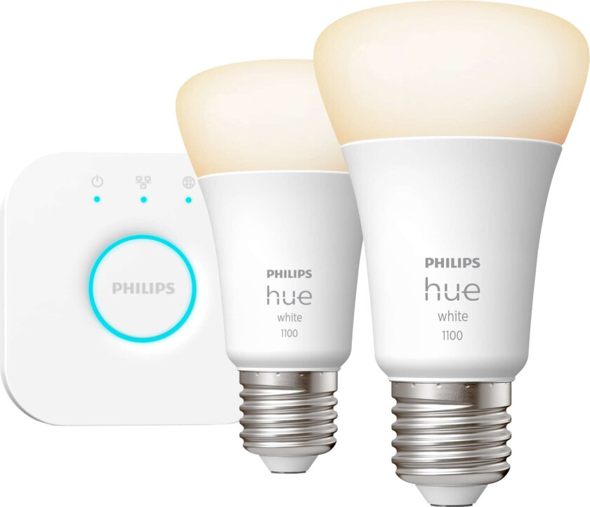 Hue Starter Kit E27 9.5W 2 Set - Hvit