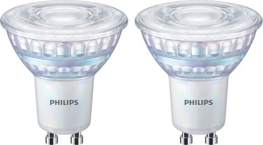 3,8W (50W), warmglow dimbar GU10 LED RA90 - 2 pakning