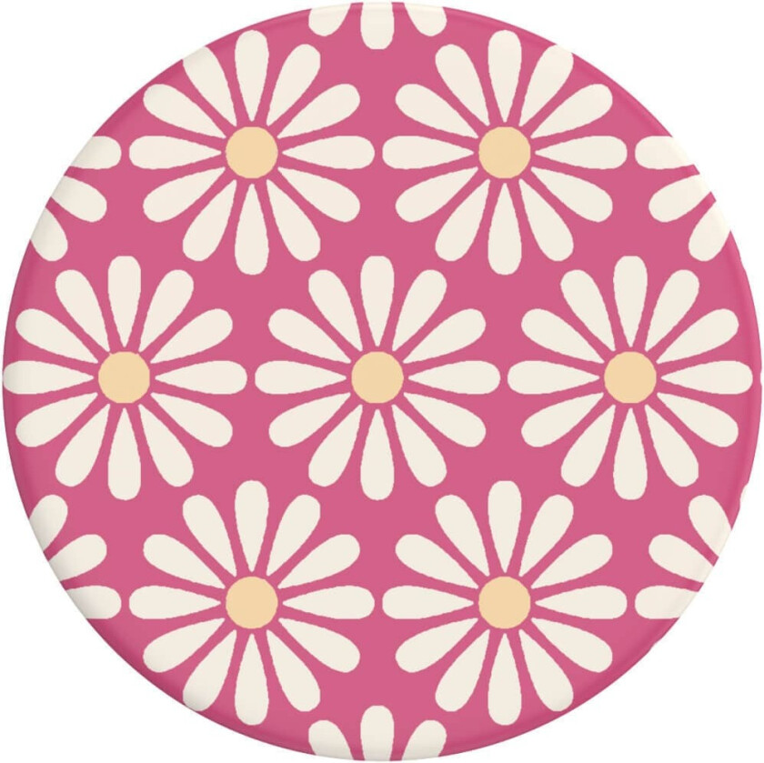 POPSOCKETS Daisy Mod Pink Avtagbart Grip med stativfunksjon
