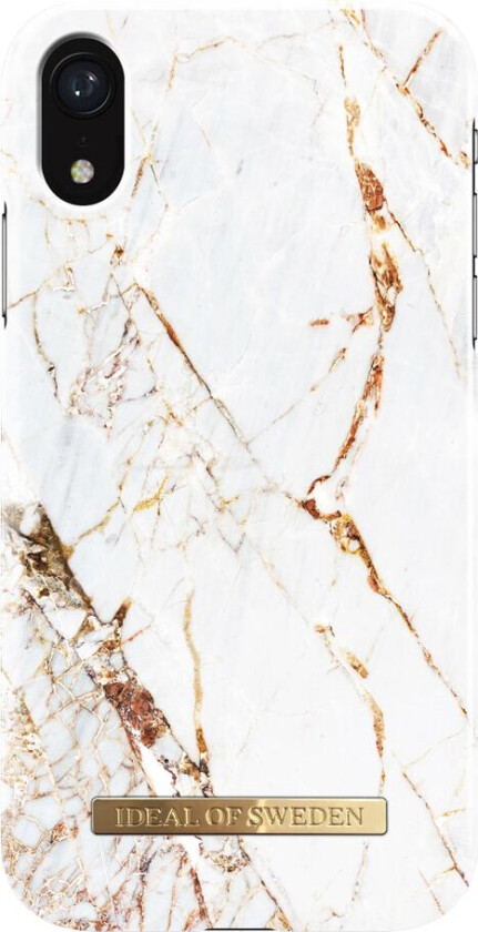 iDeal fashion mobildeksel for iPhone XR (carrara gull)