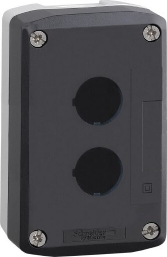 Schneider Harmony trykknappboks 2 hull, tom, XALD02