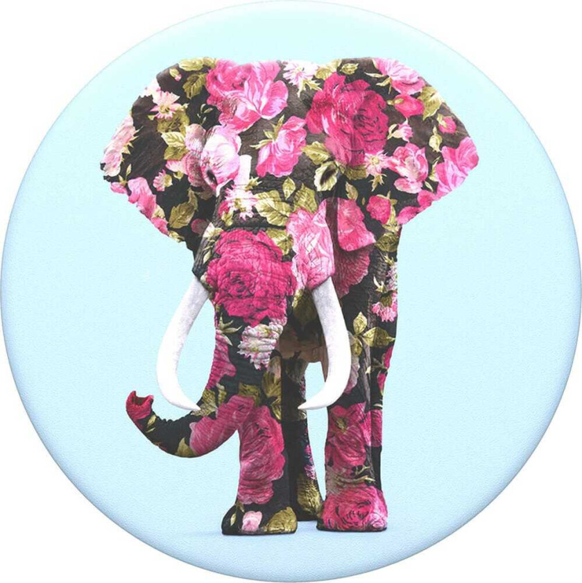 POPSOCKETS Safari Rose Avtagbart Grip med stativfunksjon
