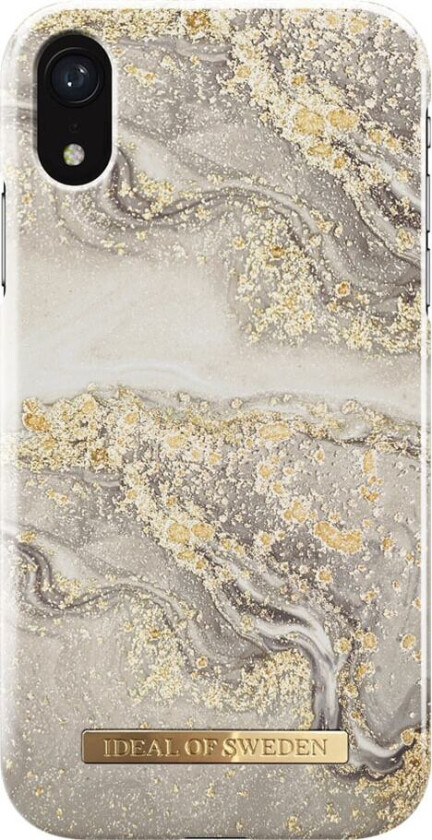 deksel til iPhone Xr (sparkle greige marble)