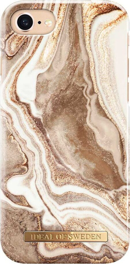 deksel til iPhone 6/7/8/SE Gen. 2/3 (golden sand marble)