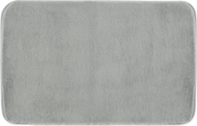 Fuzzy badematte, 50x80 cm, grå