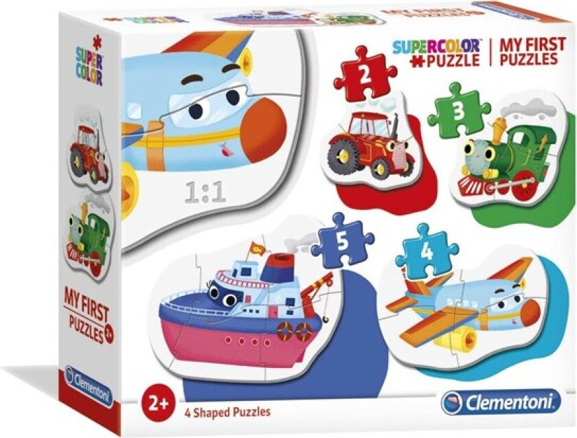 My First Puzzles - Vehicles Gulv