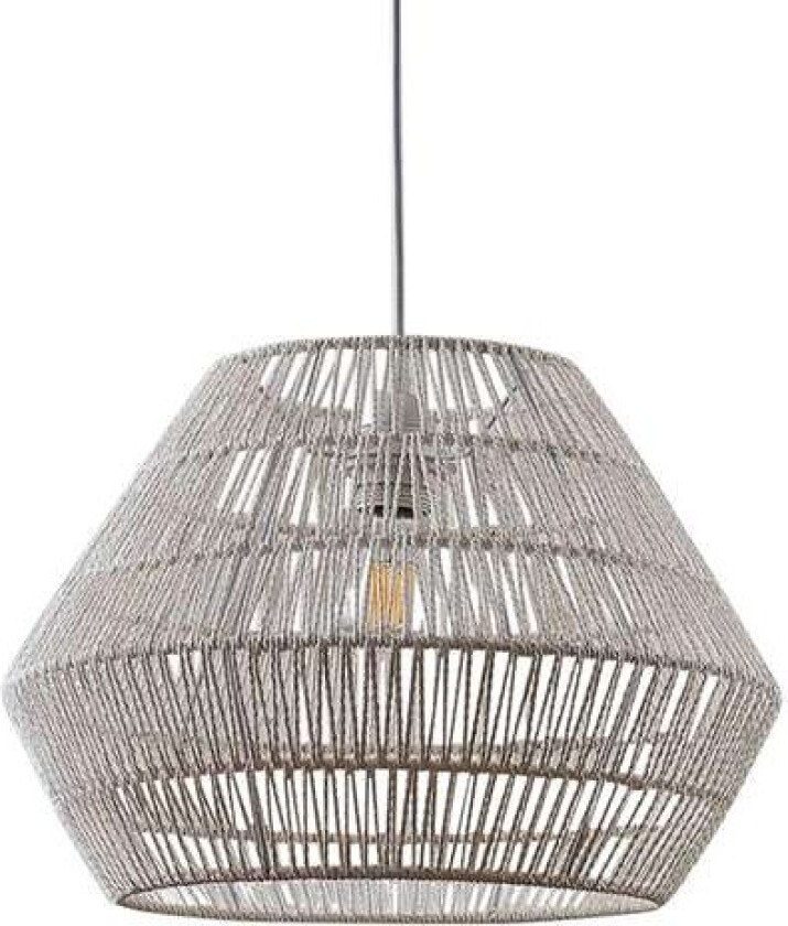 Hengelampe Ottavio av papirtau, hvit