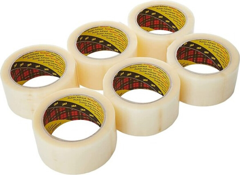 Scotch 371 Polypropylene Packaging Tape 48mmx66m (6 stk)