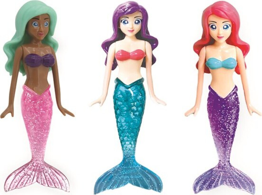 HAPPY SUMMER - DIVING SPARKLE MERMAIDS 3-PK