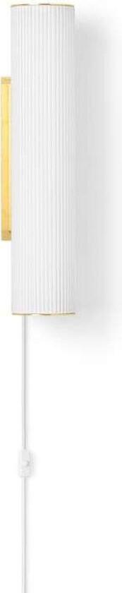 Ferm Living Vuelta Vegglampe 40cm - hvit /messing