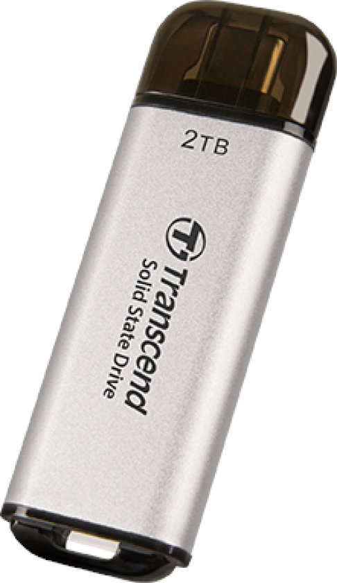 ESD300 Portable SSD - Silver - 2TB