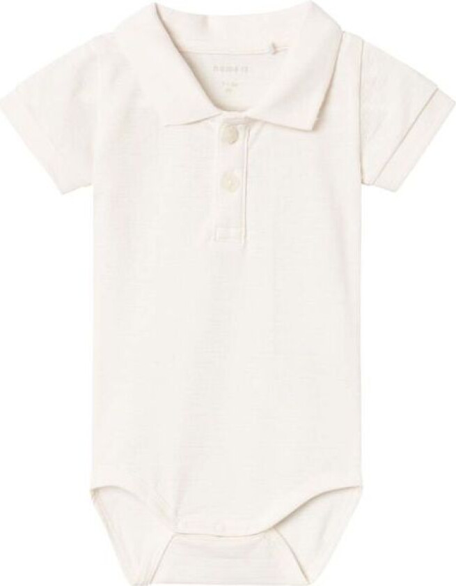 Name It Haddo Kortermet Polo-Body, Bright White