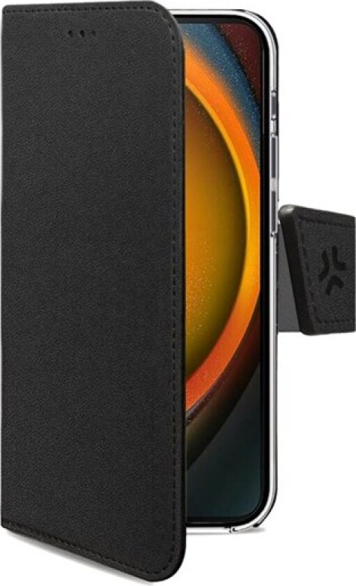 Celly Wally Wallet Case Galaxy XCover 7 Svart