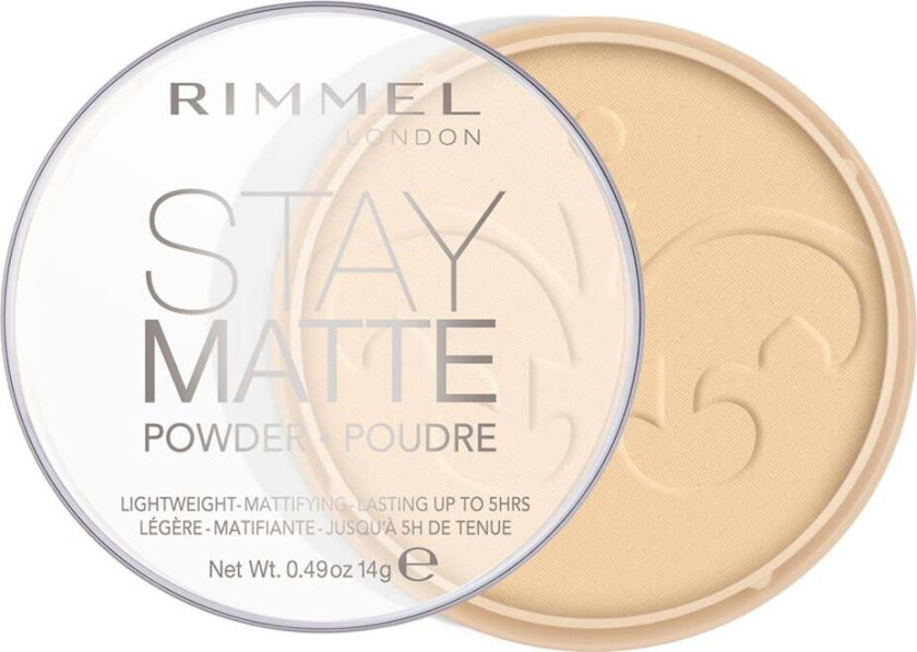 Stay Matte Pressed Face Powder #001 Transparent 14g