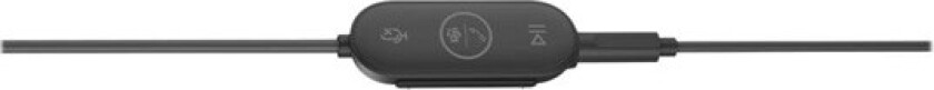 Zone Wired Earbuds Teams - Graphite - Usb Hodesett 3,5 Mm Jakk Microsoft Teams Svart