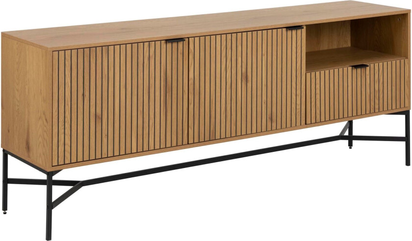 Jaipur skjenk 2 dører, 1 skuff, 1 hylle vill eik dekor.