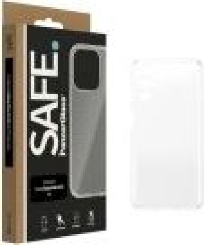 SAFE. by PanzerGlass - Baksidedeksel for mobiltelefon - self-healing TPU - gjennomsiktig - for Samsung Galaxy A04s, A13 5G