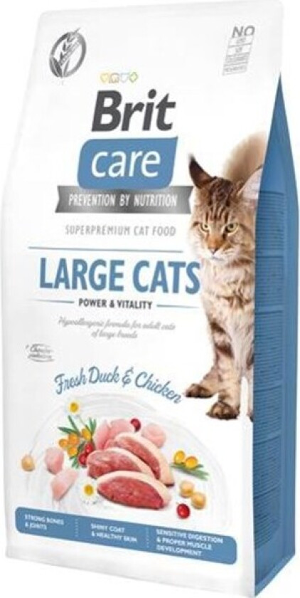 Brit Care Cat Grain Free Large Cats Power & Vitality (7 kg)
