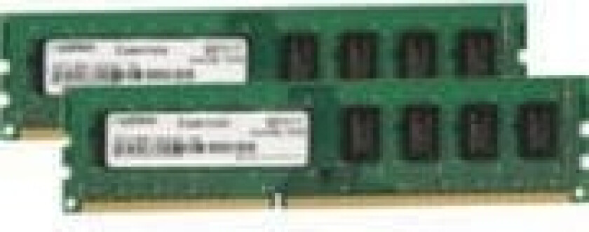 Mushkin Essentials - DDR3 - sett - 16 GB: 2 x 8 GB - DIMM 240-pin - 1333 MHz / PC3-10666 - CL9 - 1.5 V - ikke-bufret - ikke-ECC