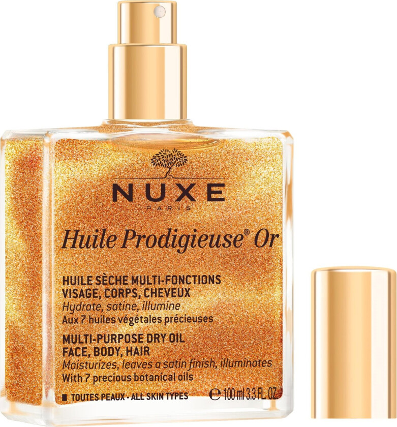 Nuxe Huile Prodigieuse Or Multi-Purpose Dry Oil Face Body Hair (Shimmer) 100 ml