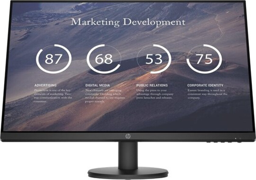 27" HP P27v G4 - 5 ms - Skjerm