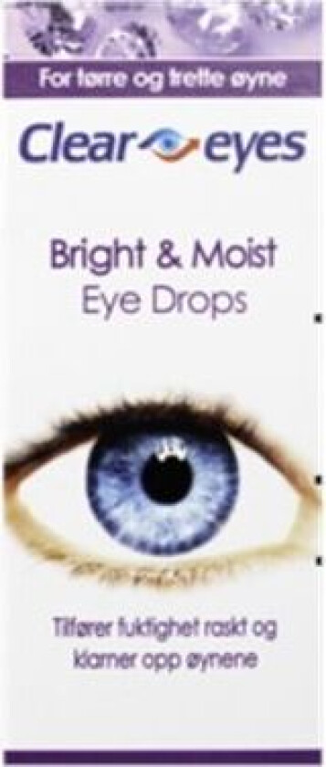 Cleareyes Bright & Moist Øyedråper-15ml