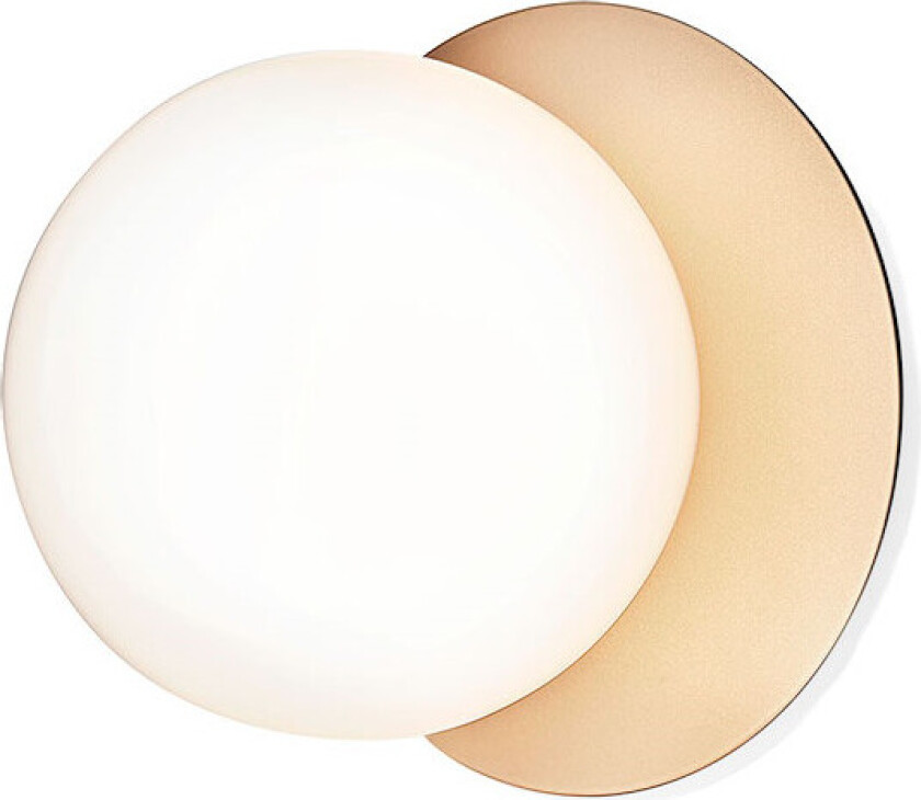 Liila 1 Vegg/Taklampe - medium - nordic gold / opal