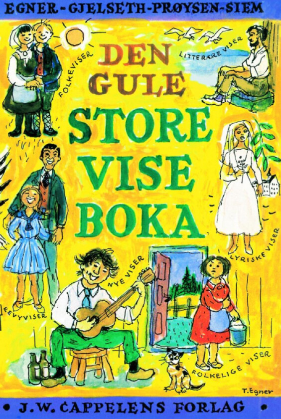 Den gule store viseboka