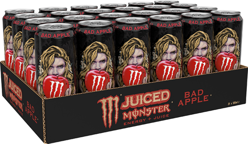 24 x Monster Energy, 50 cl, Juiced Bad Apple