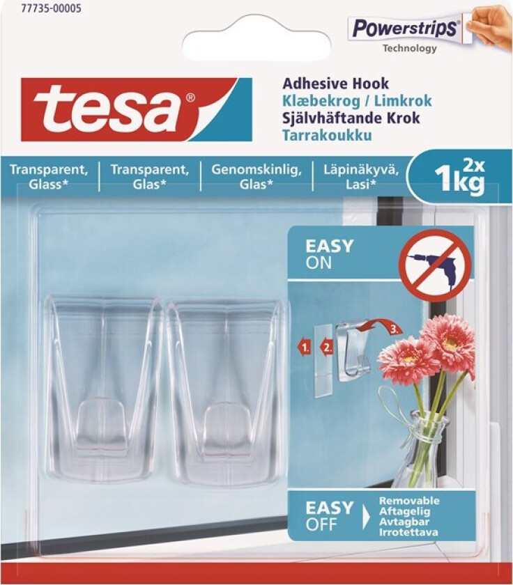 Bilde av Limkrok 2 Stk Transparent 1 Kg