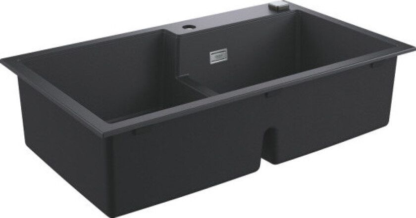 K500 kjøkkenvask, 86x50 cm, sort
