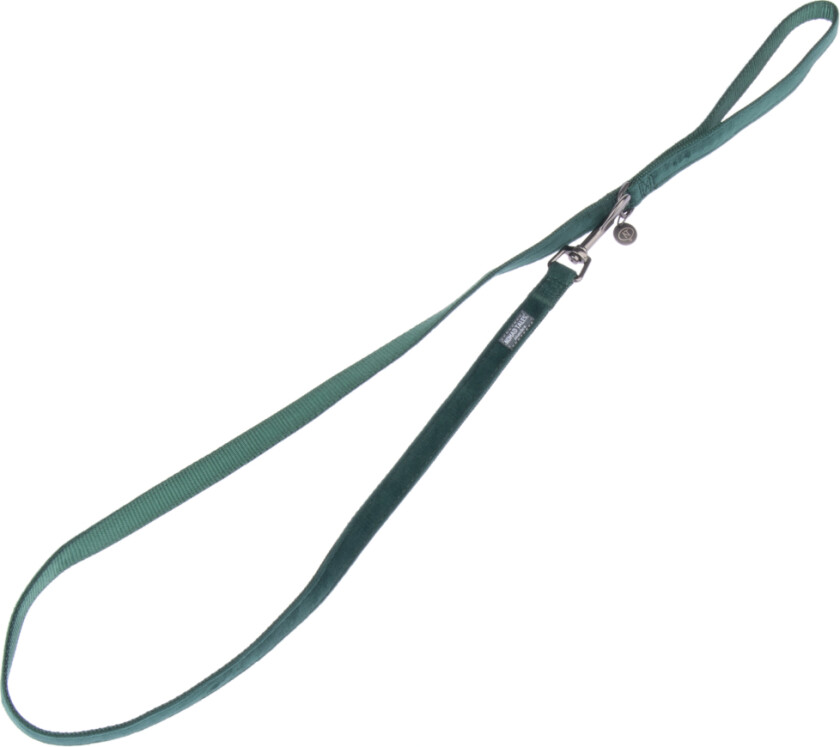 Blush hundebånd, smaragd - 120 cm lang, 15 mm bred