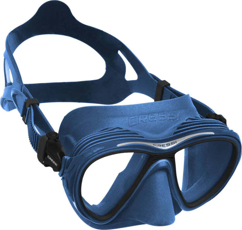 Quantum dykkemaske - Blå (blue metal)