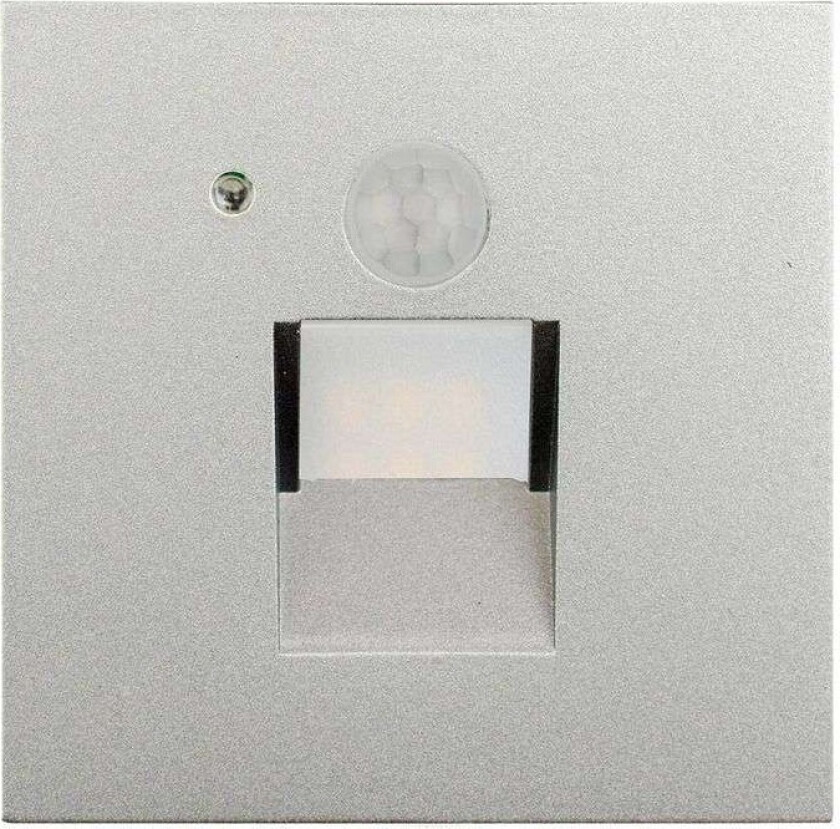 Neru LED-downlight, kantet, sølv