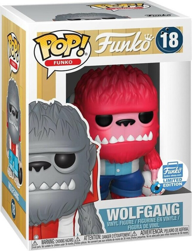 - POP! Spastik Plastik: Red Wolfgang - Figur