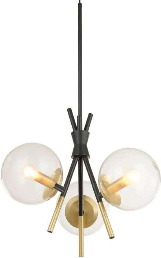 Sotiana hengelampe, 3 lyskilder rund mess