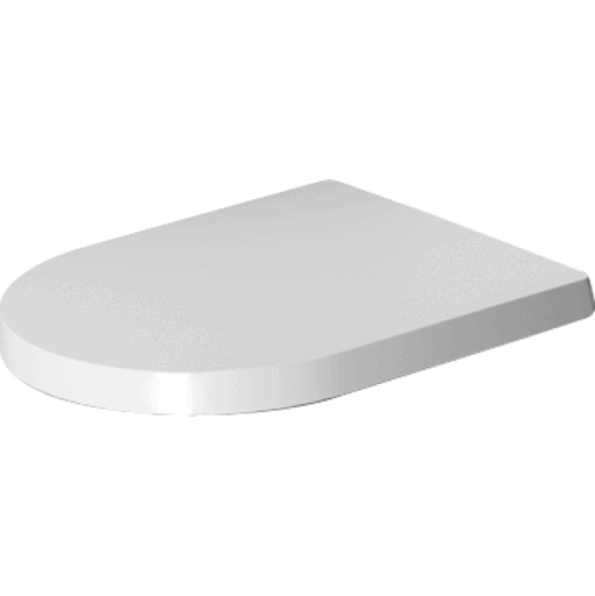 Durahvit ME by Starck toalettsete, soft close, avtagbar, matt hvit