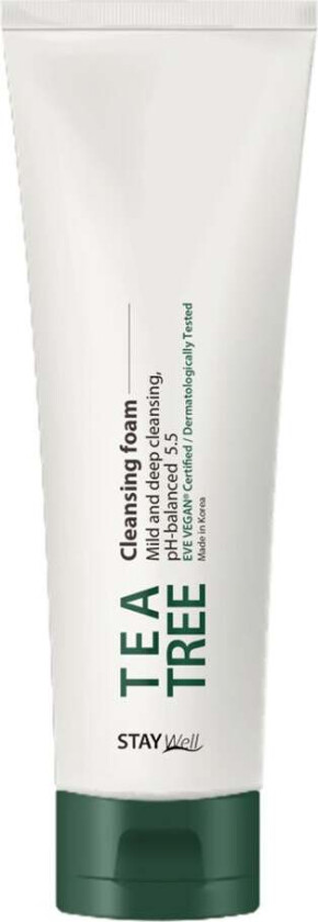 Vegan Tea Tree Cleanser, 130 ml  Ansiktsrengjøring