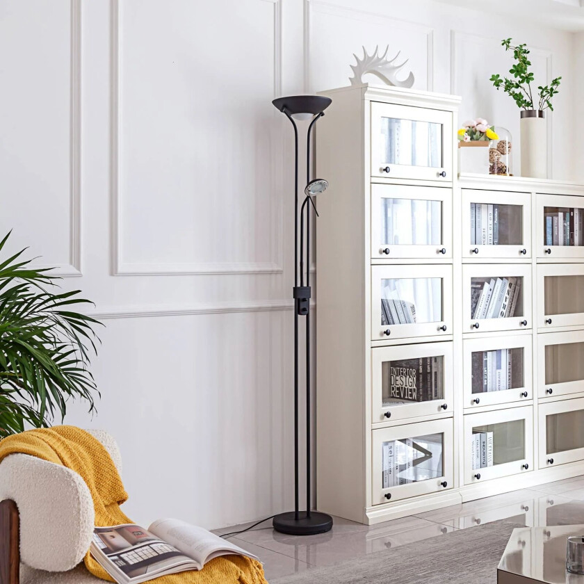 Josefin LED-uplight leselampe, svart